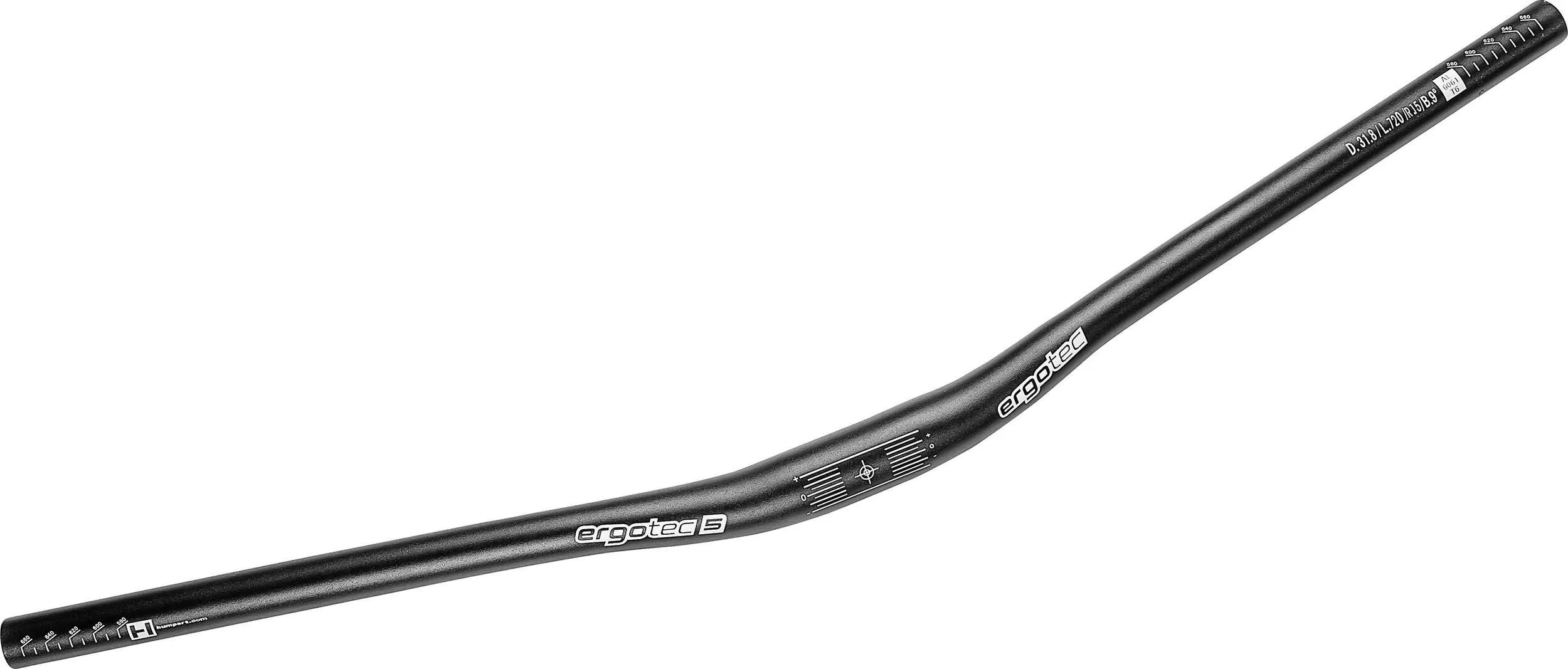 Ergotec Lenker Low Riser Bar 31,8 720 mm schwarz