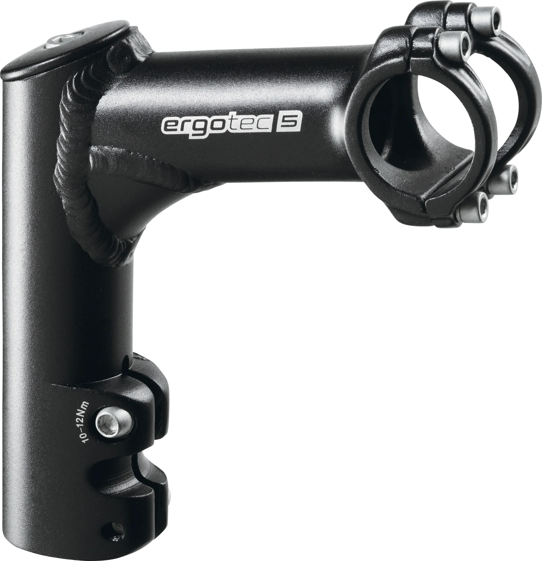 Ergotec stuurpen comfi ahead stem comfi 15° 25,4 100 mm black