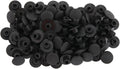 Fix-nippel abdeckstopfen cover plugs 6mm hex socket 100pcs.
