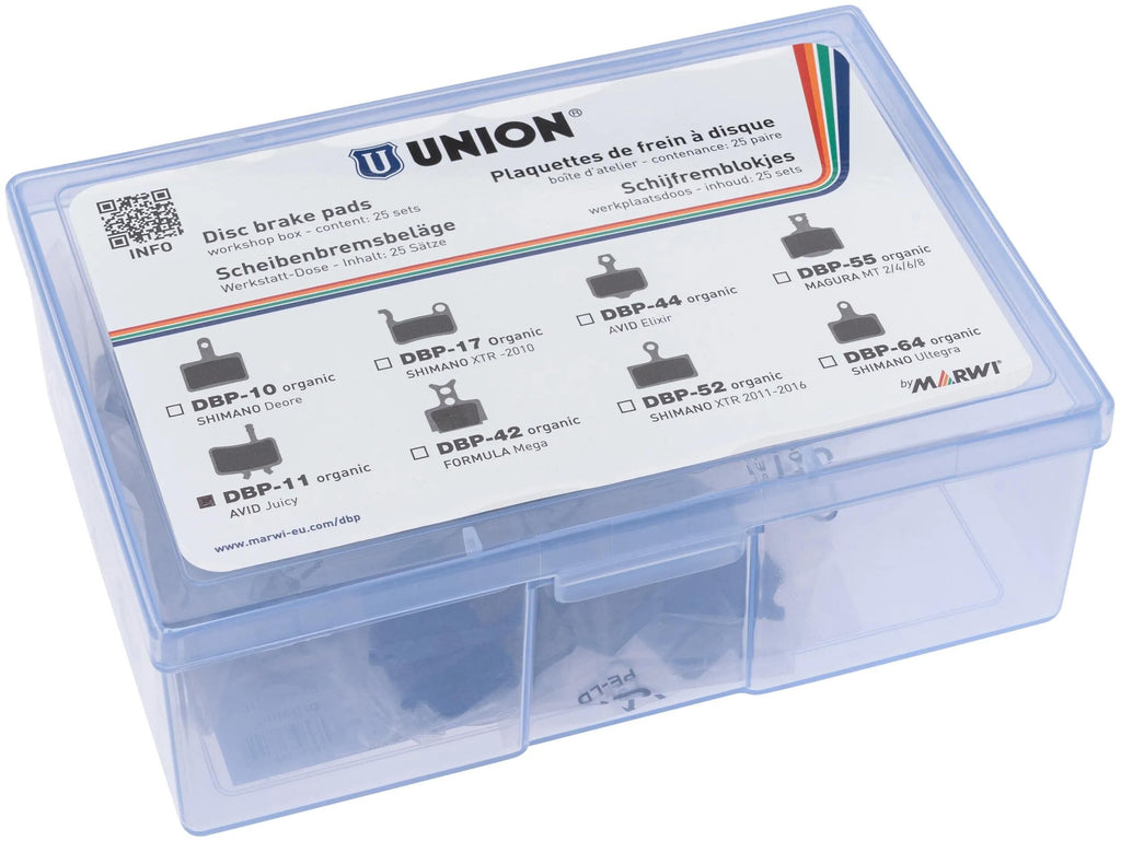 Union Scheibenbremsbelagsatz DBP-26E E-Bike organisch Kevlar (25 Paar)