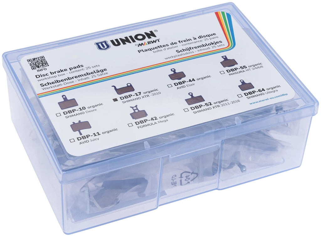 Union Scheibenbremsbelagsatz DBP-43E E-Bike organisch Kevlar (25 Paar)