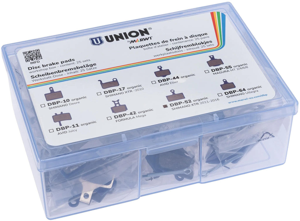 Union Scheibenbremsbelagsatz DBP-55E E-Bike organisch Kevlar (25 Paar)