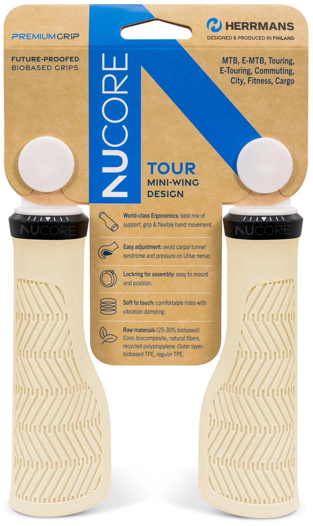 HERRMANS Griff Nucore Tour Grip Herrmans Nucore Tour 130mm Wave Daisy