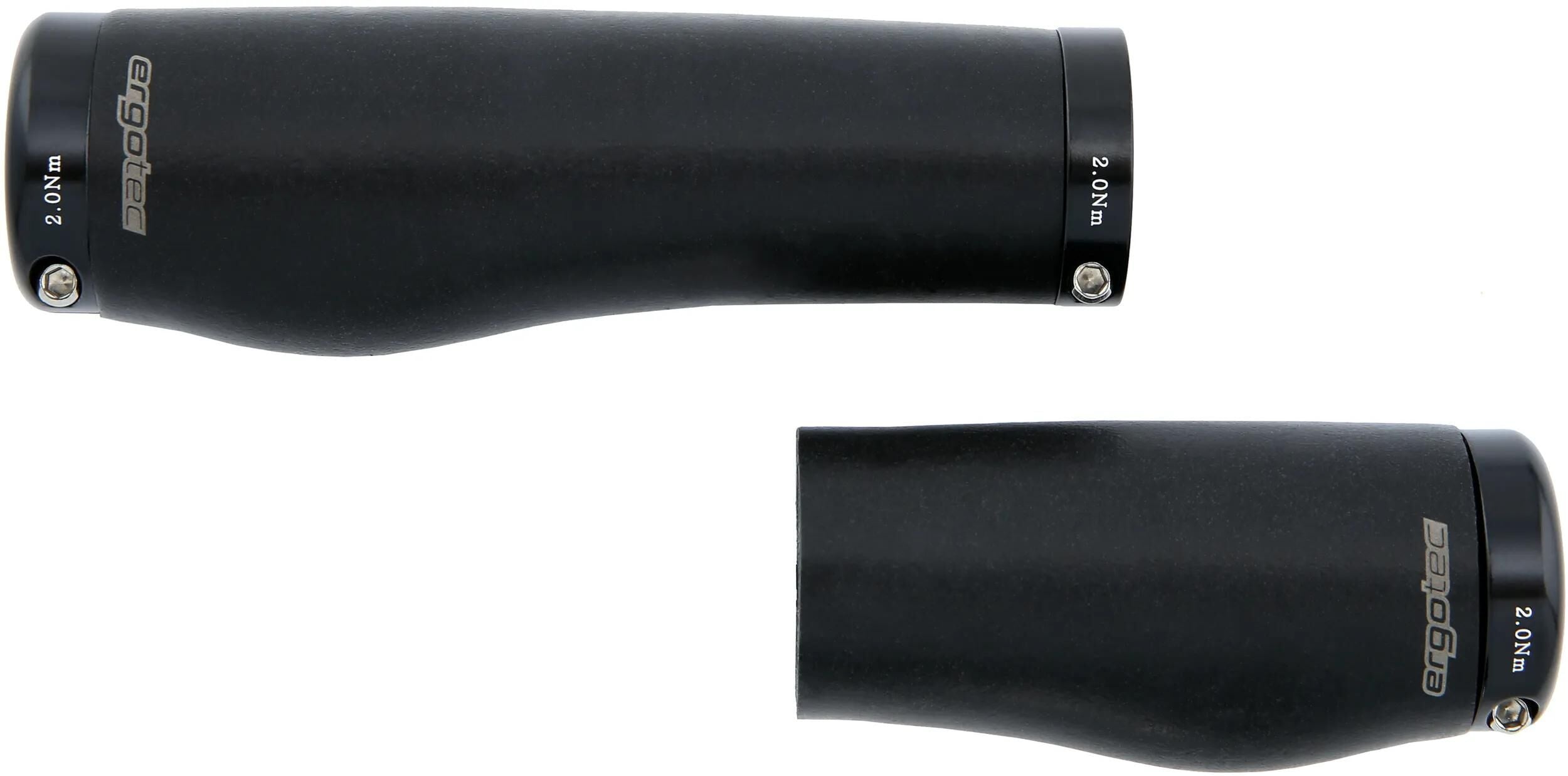 Ergotec Kyoto Silikongriffe, lang/kurz, schwarz
