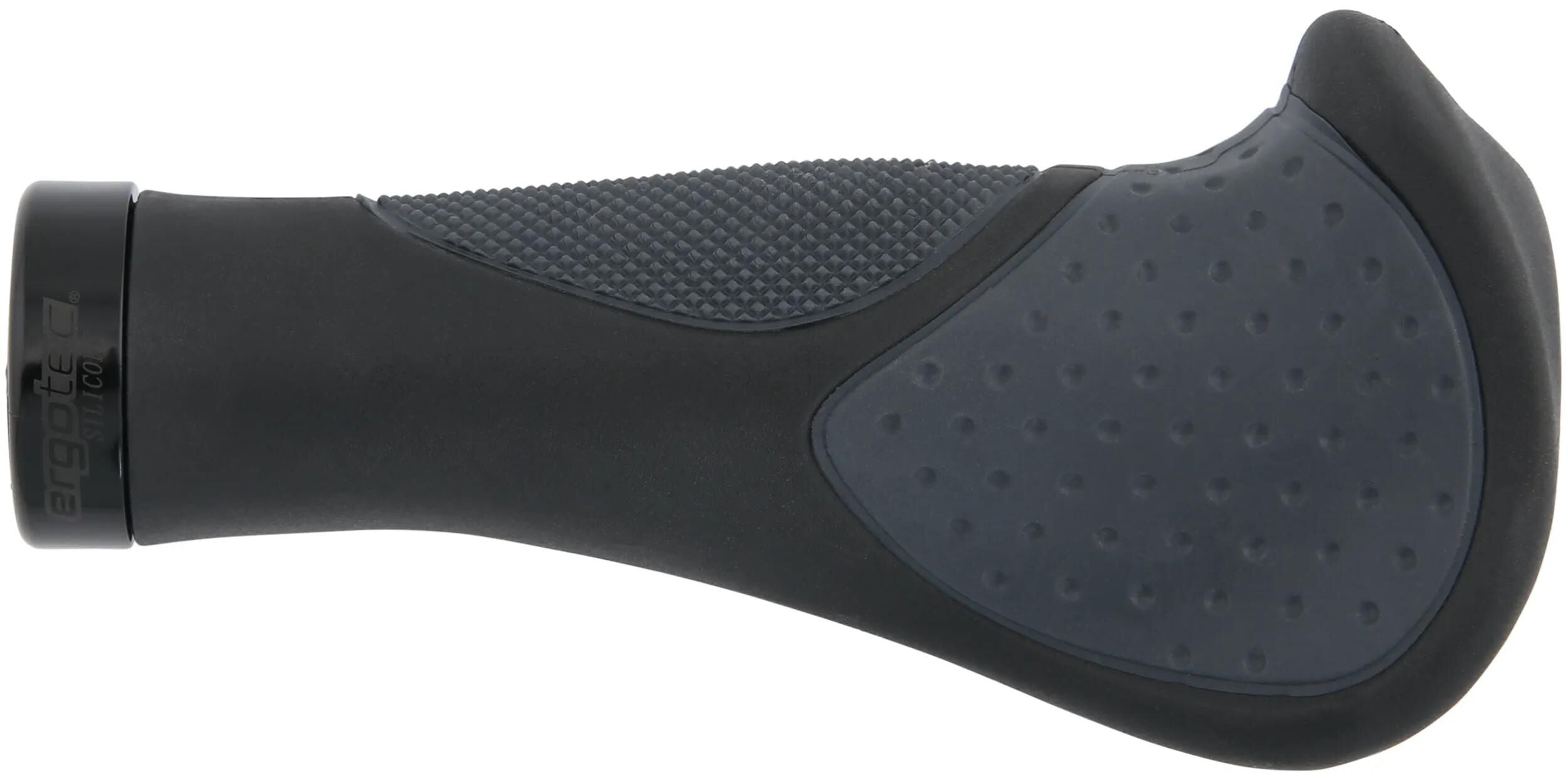 Ergotec Frisco 2 Silikongriffe Lang Schwarz Grau