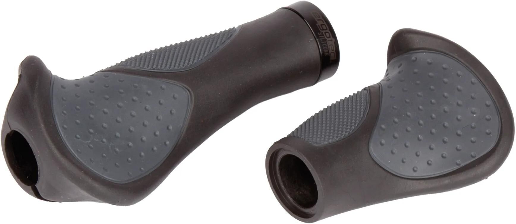 Ergotec handvatten frisco 2 siliconen kort lang zwart grijs