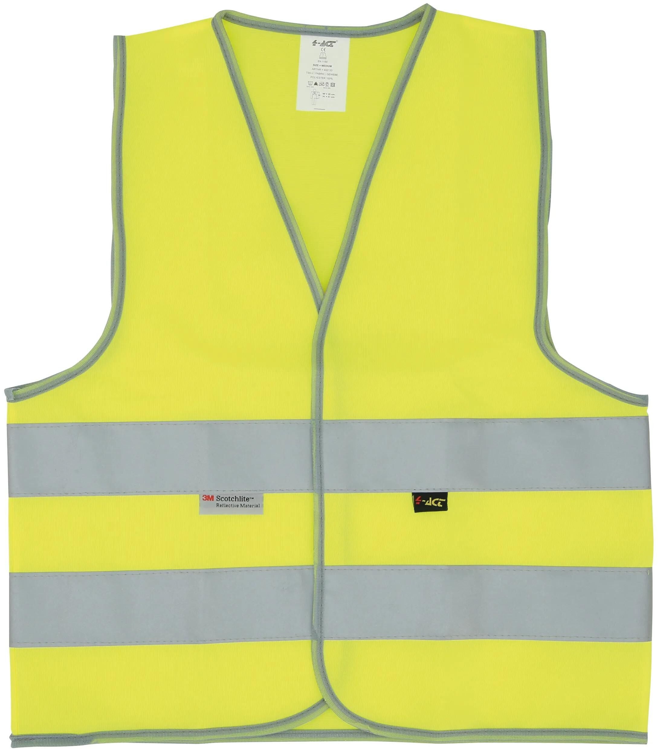 4-act kinderweste reflex vest f.kids size m y