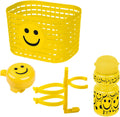 Messingschlager zubehör korb, glocke, trinkflasche set messingsch.smile basket bell bottle