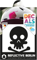 Reflective berlin reflexaufkleber decals refl.strip refl.berlin declas skull black