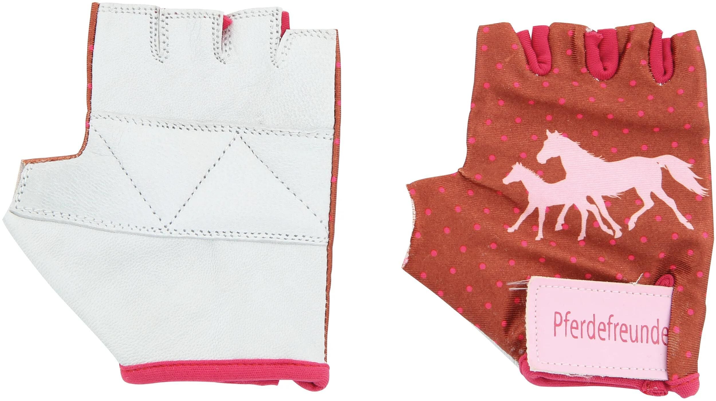 Bike fashion kinderhandschuh pferdefreunde kids gloves horsesfriends size 5