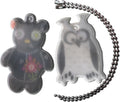 4-act reflexanhänger refl.tag teddy+owl w.chain