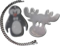 4-act reflexanhänger refl.tag pinguin+elk w.chain