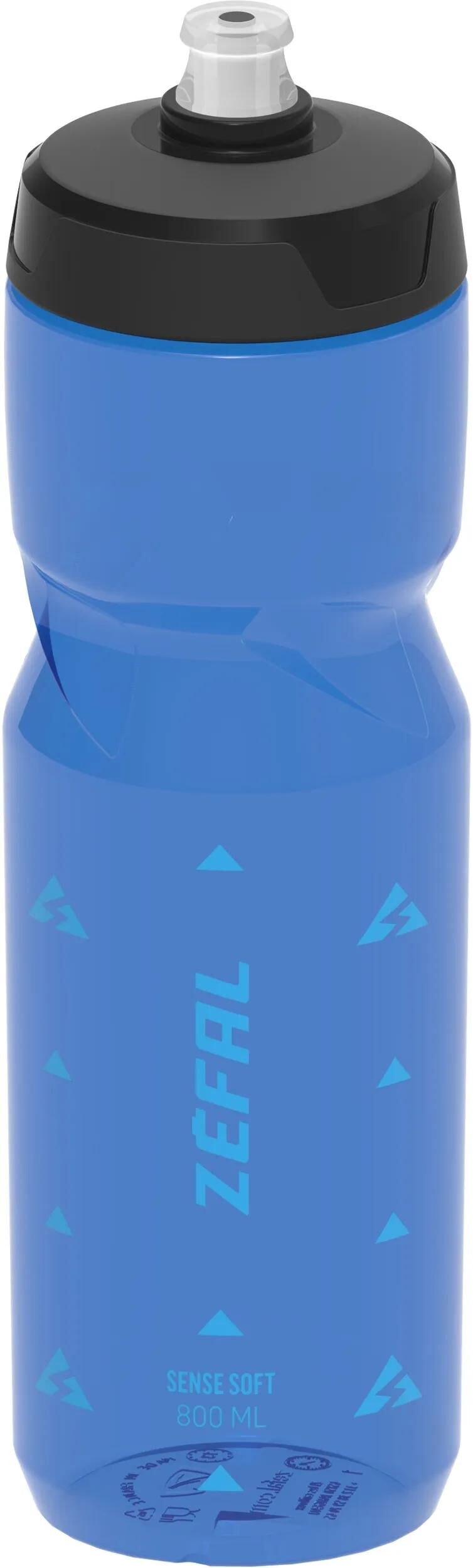 Zéfal trinkflasche sense soft bottle sense soft 800ml trans blue