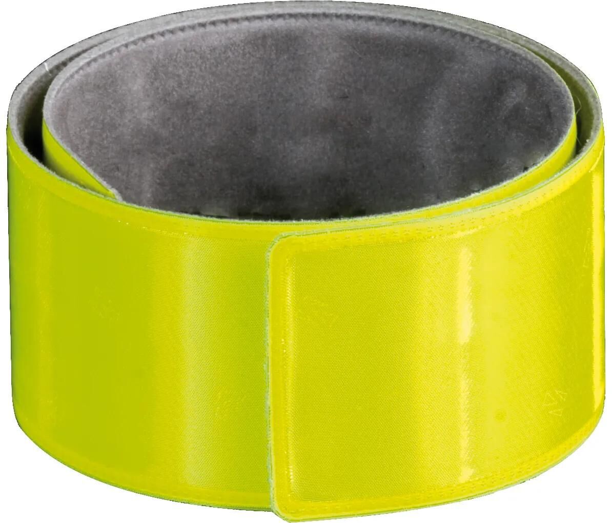 WOWOW Reflexarmband mit Druckknopfverschluss, 4,3 x 44 cm, gelb