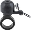 Contec fietsbel diamond bing ct mini bell diamond bing, black silver, 22.2m