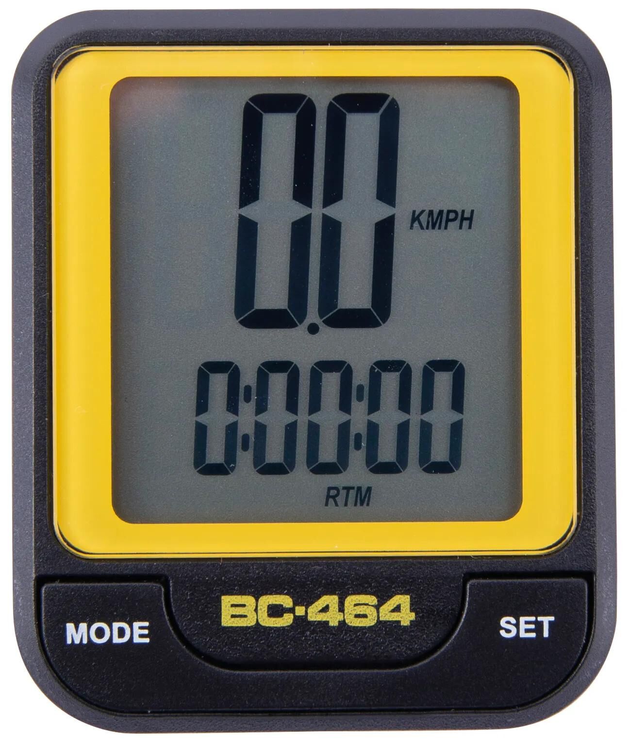 Contec fahrradcomputer cbc-464 ct computer cbc-464 wire, black neoyellow