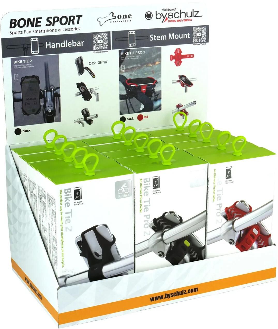 Bone collection verkaufsdisplay bike tie display bone col. 15 pcs.