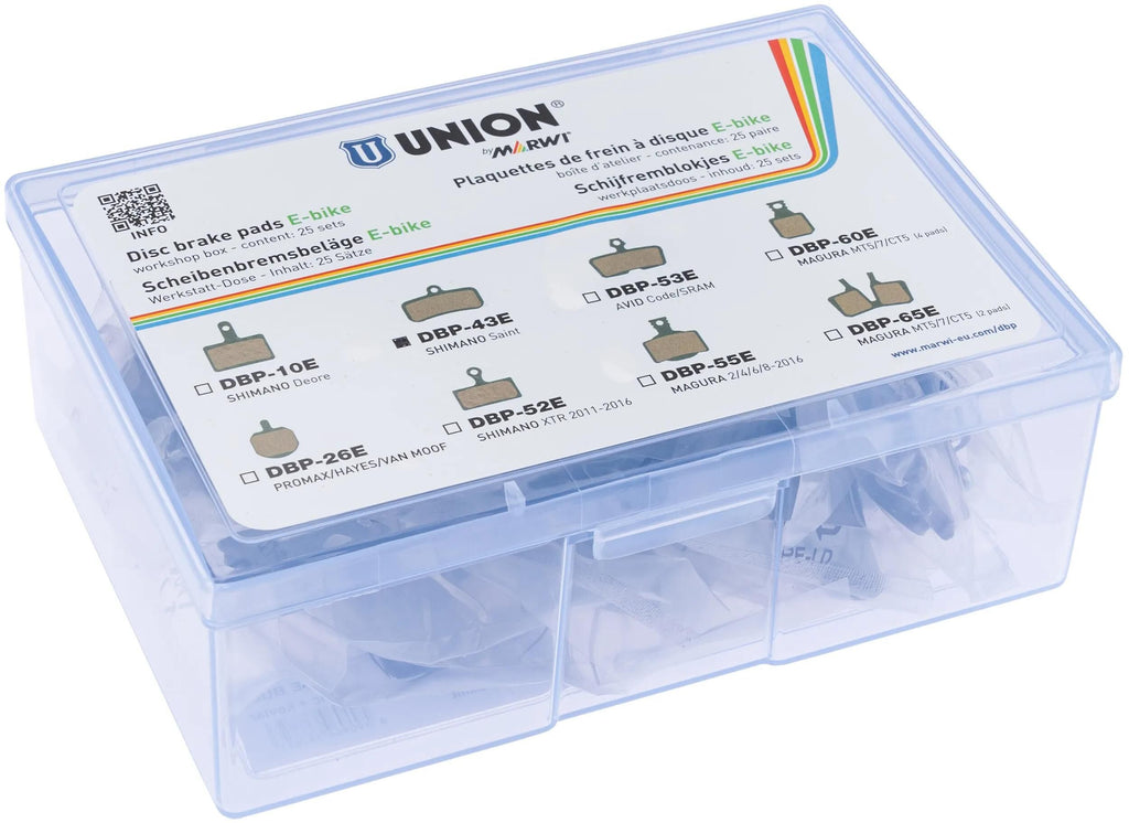 Union Scheibenbremsbelagsatz DBP-43E organisch Kevlar (25 Paar)