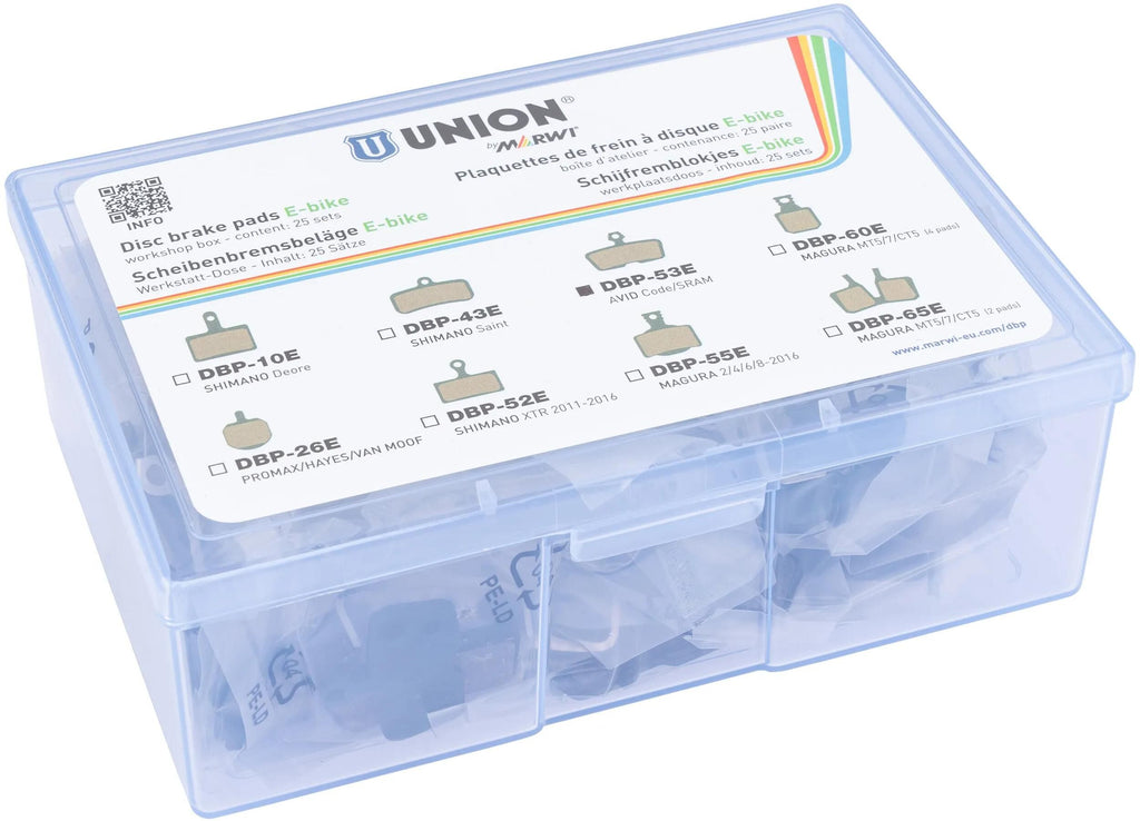 UNION Scheibenbremsbelagsatz dbp-53e organisch Kevlar (25 Paar)