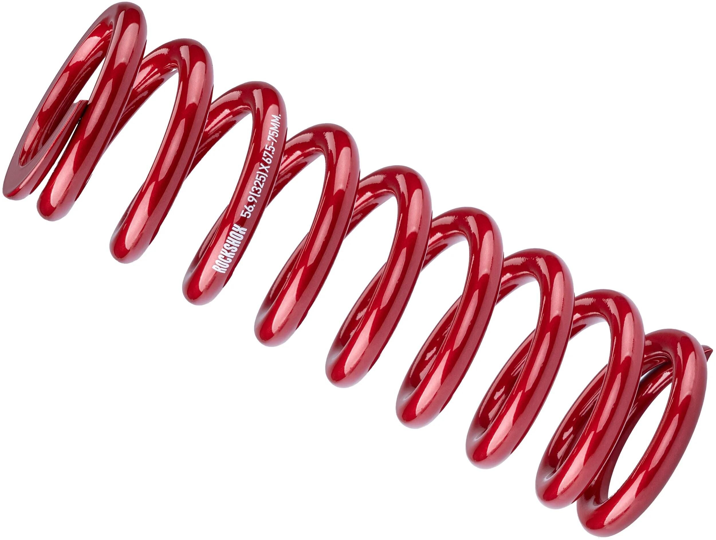 Rockshox feder spring rs 67,5-75mm 174mm 325 lb electr.red
