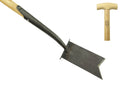 De wit verplantspade met opstapjes essen steel 750mm dewit