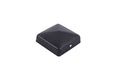 Waelbers paalornament piramide 71x71mm zwart