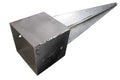 Waelbers paalhouder met punt 151x151x900 fv