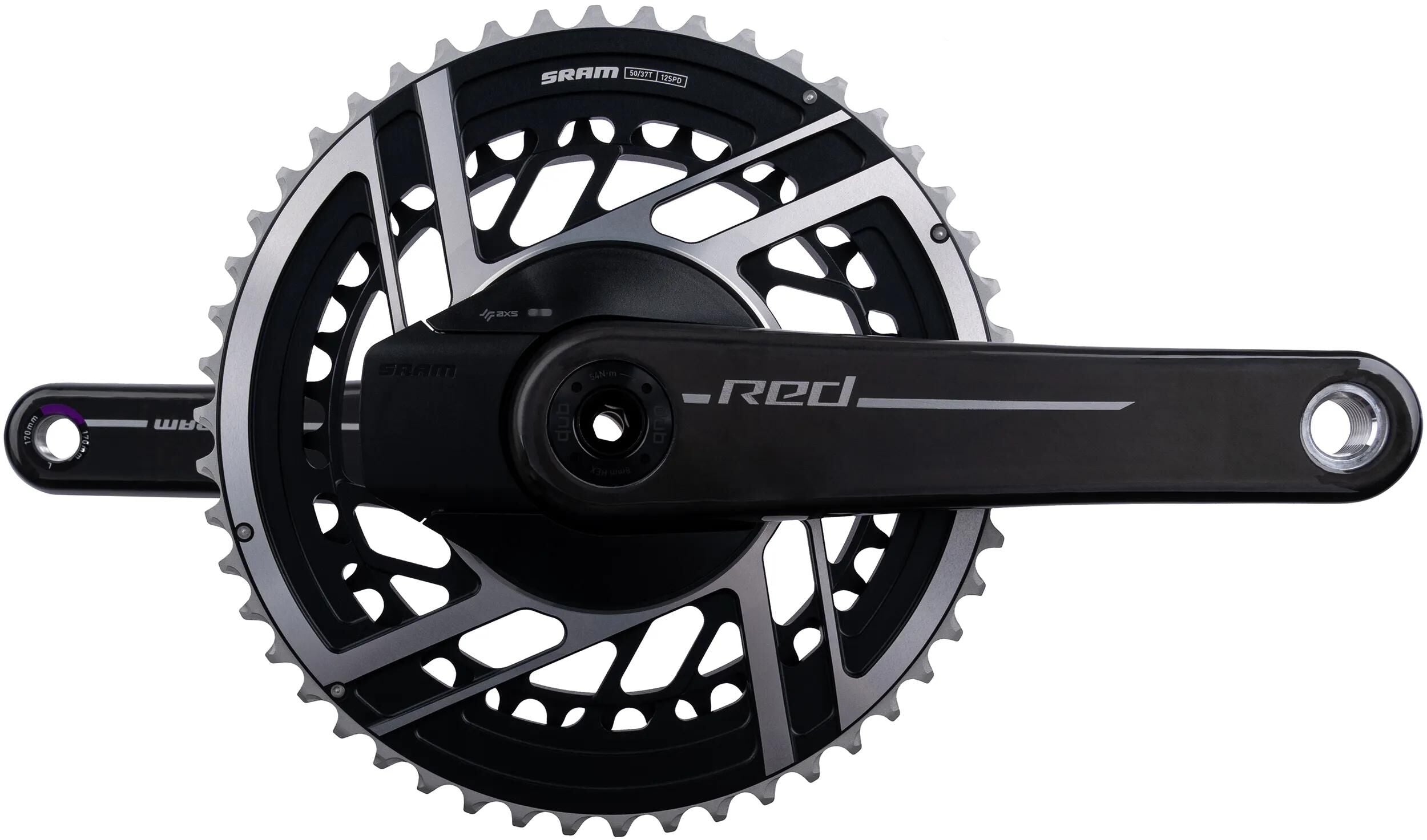 Sram kettenradgarnitur red axs e1 crankset pm red axs e1 37 50t 170mm