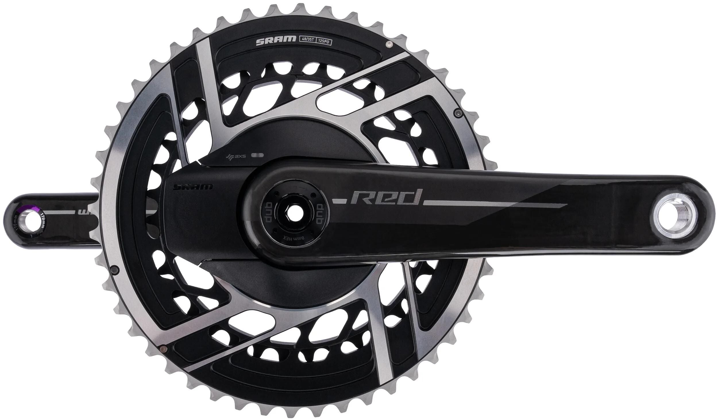 Sram kettenradgarnitur red axs e1 crankset pm red axs e1 35 48t 170mm