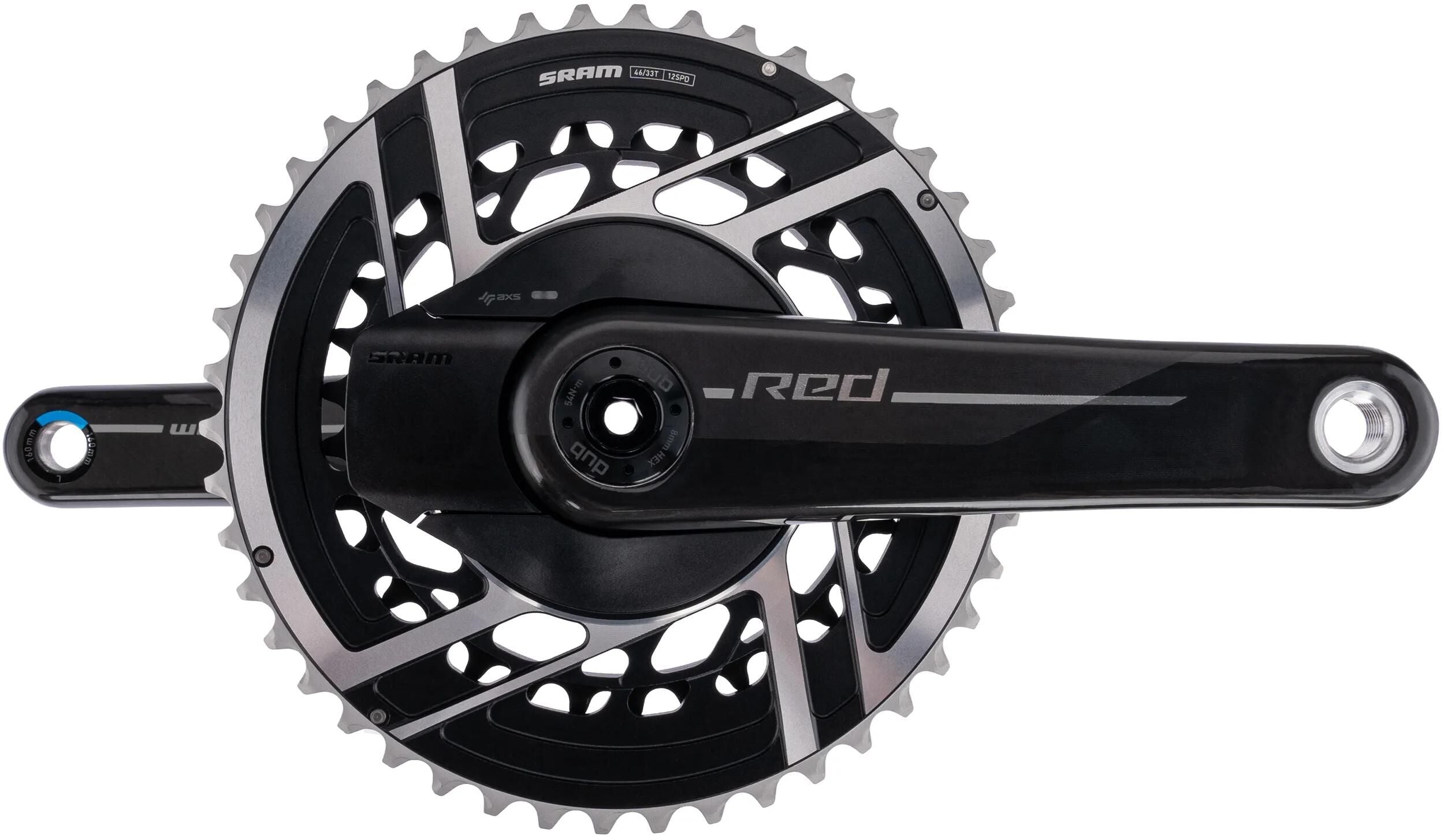 Sram kettenradgarnitur red axs e1 crankset pm red axs e1 33 46t 160mm