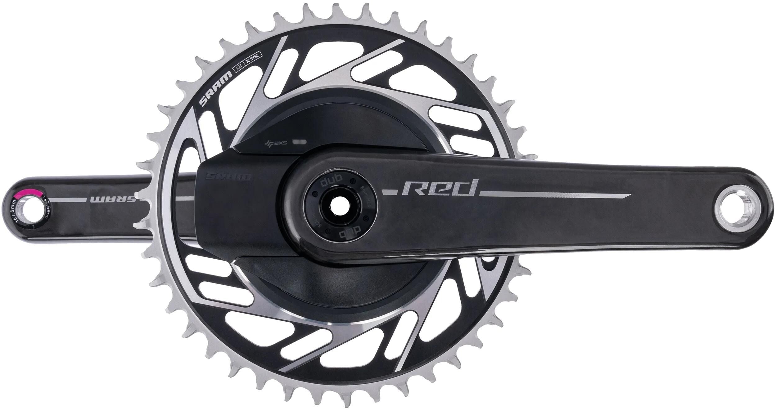 Sram kettenradgarnitur red 1 xplr axs e1 crankset pm red 1 xplr axs e1 42t 167,5mm