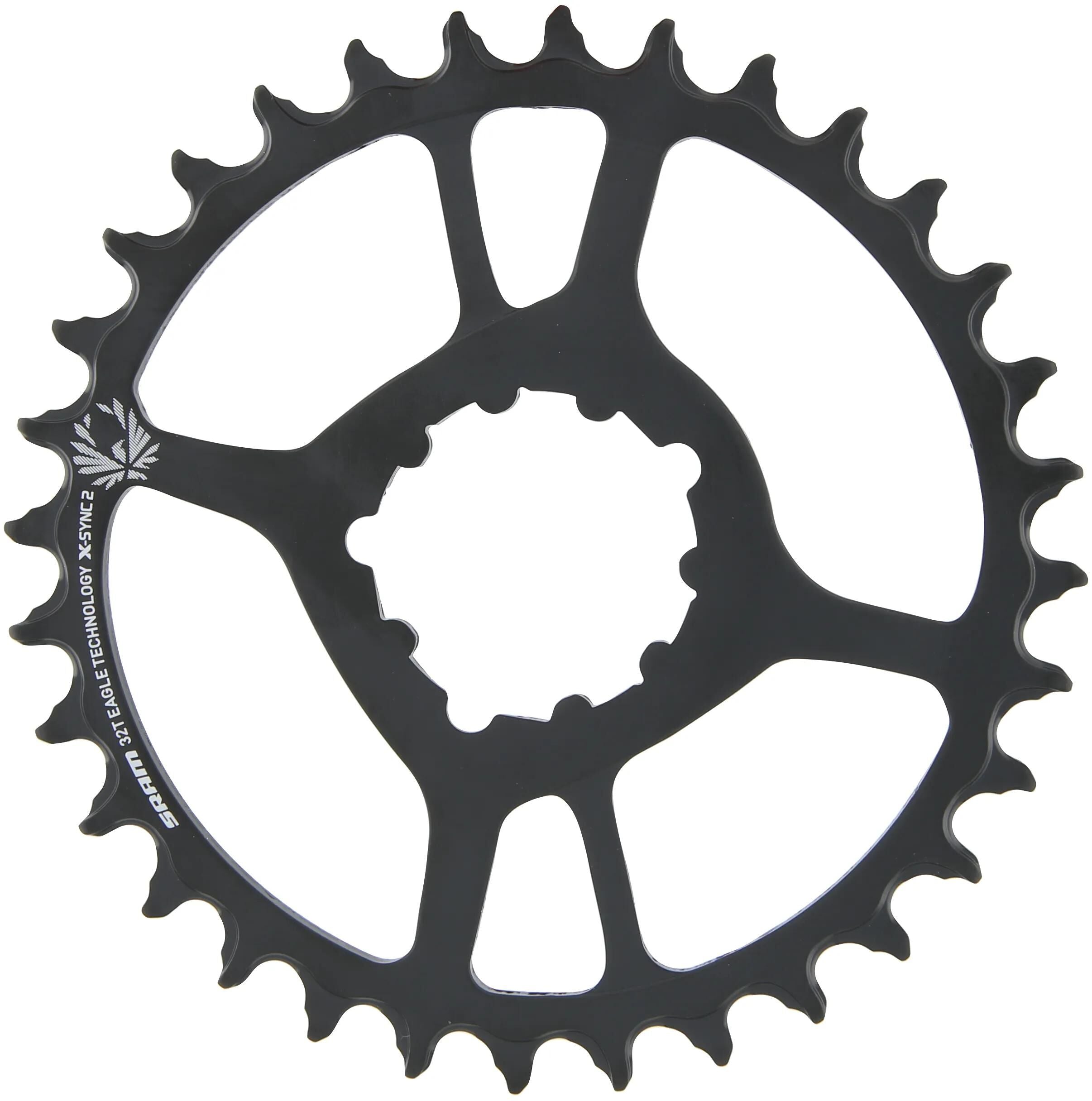 Sram kettenblatt x-sync 2 chain ring x-sync2 32 teeth steel black