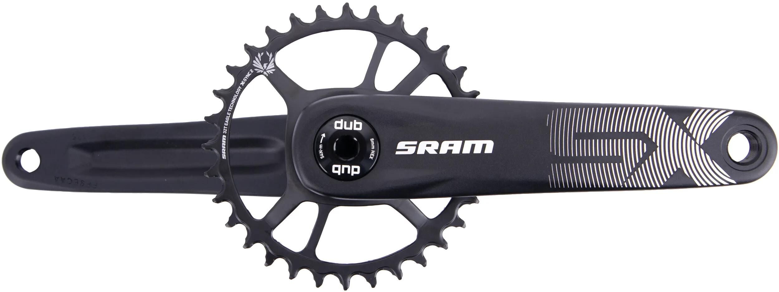 Sram kettenradgarnitur sx eagle crankset force axs dub 32t 175mm