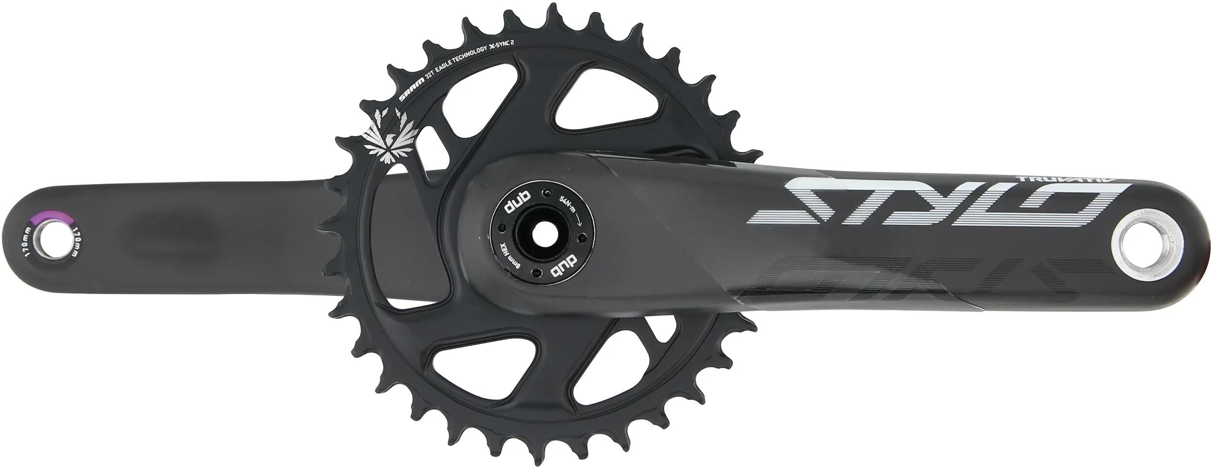 Truvativ kettenradgarnitur stylo carbon eagle crankset stylo carb.eagle 32t.dub boost