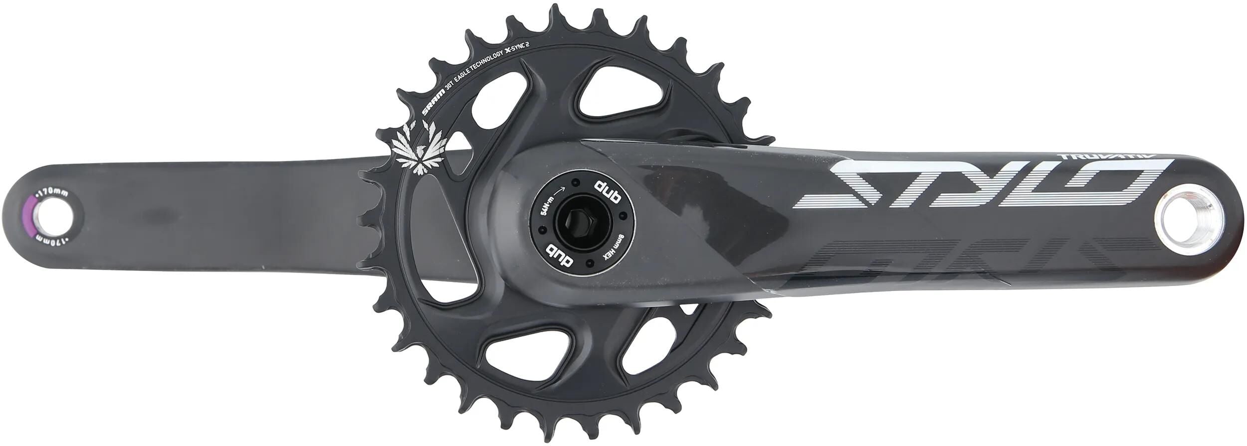 Truvativ crankstel stylo carbon eagle crank set stylo car.eagle 30t.dub fatbike