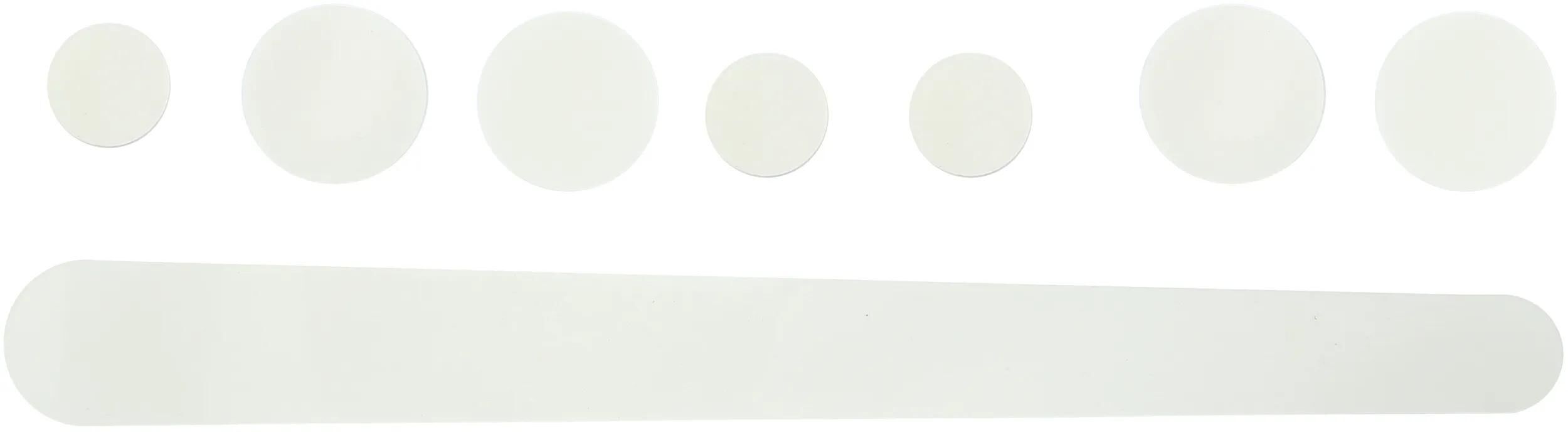 Contec achtervork- framebeschermer set full screen ct frame prot.full screen set, transparent