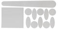 Contec kettenstreben- rahmenschutz-set full hd ct frame prot.full hd set, transparent