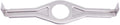 Hebie steckbrille bracket front 230 mm zinced bsa