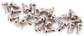Contec pedalpins spike.22 ct pedal pins spike.22 steel silver 22pcs