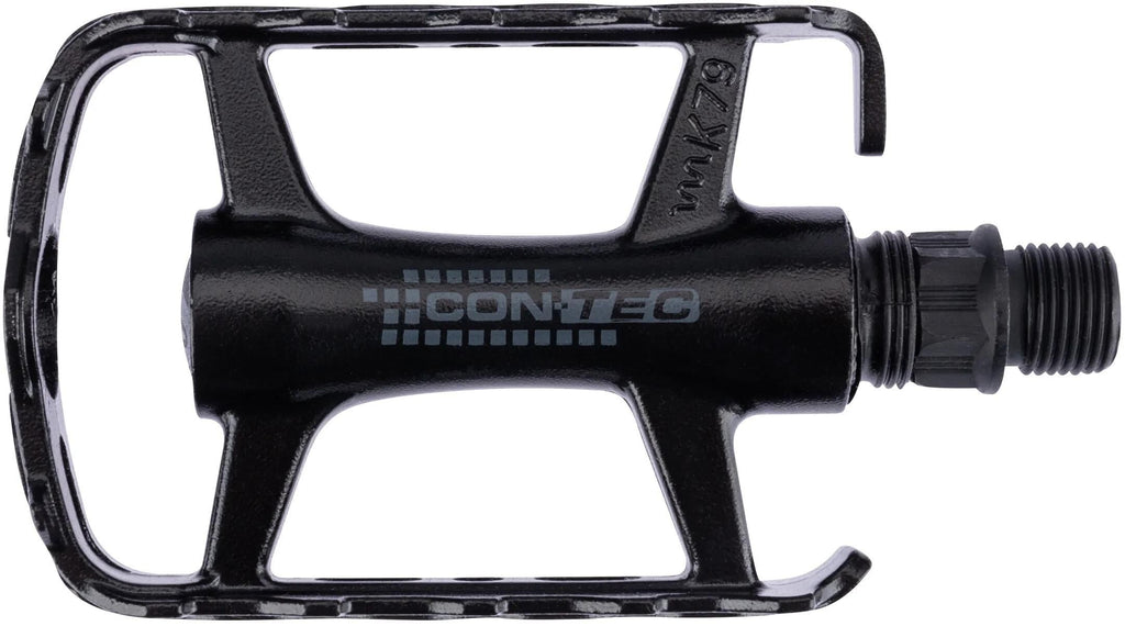 Contec pedal blacktop ct pedals blacktop mtb atb alu black silver
