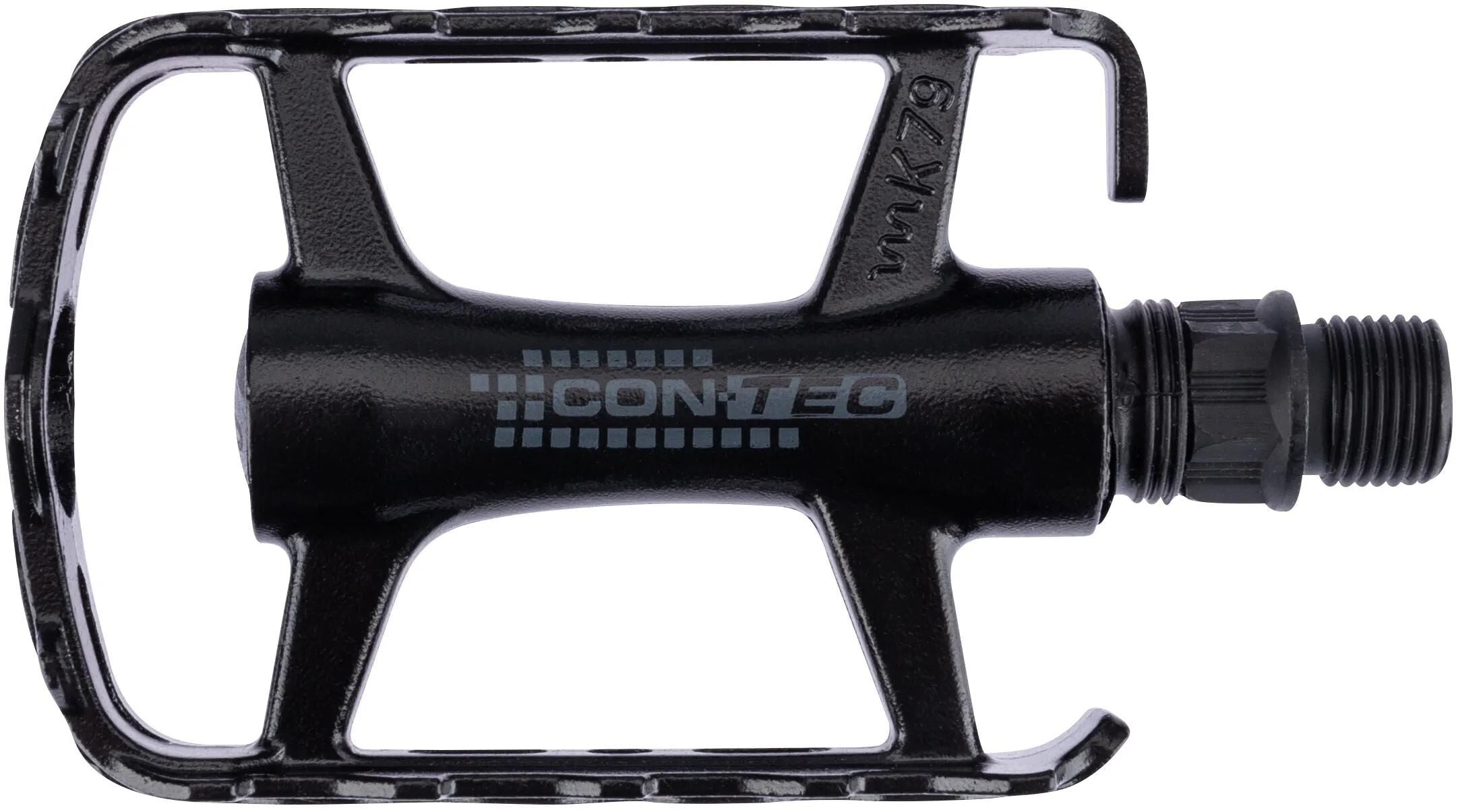 Contec pedal blacktop ct pedals blacktop mtb atb alu black silver