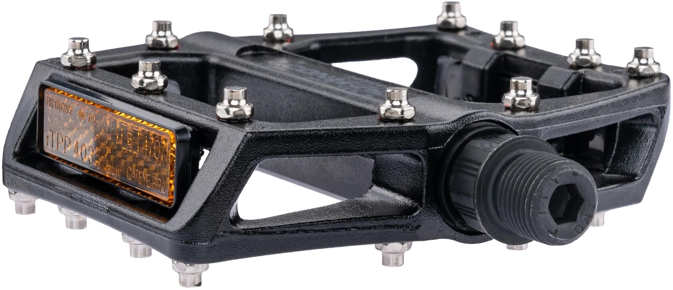 Contec pedal 2black ct pedals 2black mtb w. exchangeable pins