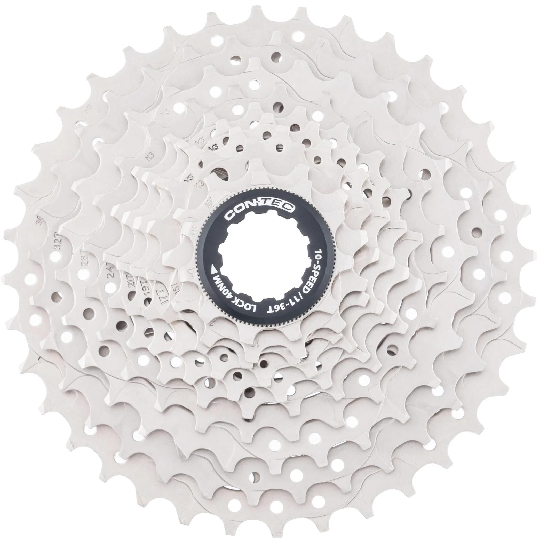 Contec cassette grad ct cassette grad 11-36t 10sp sil. black