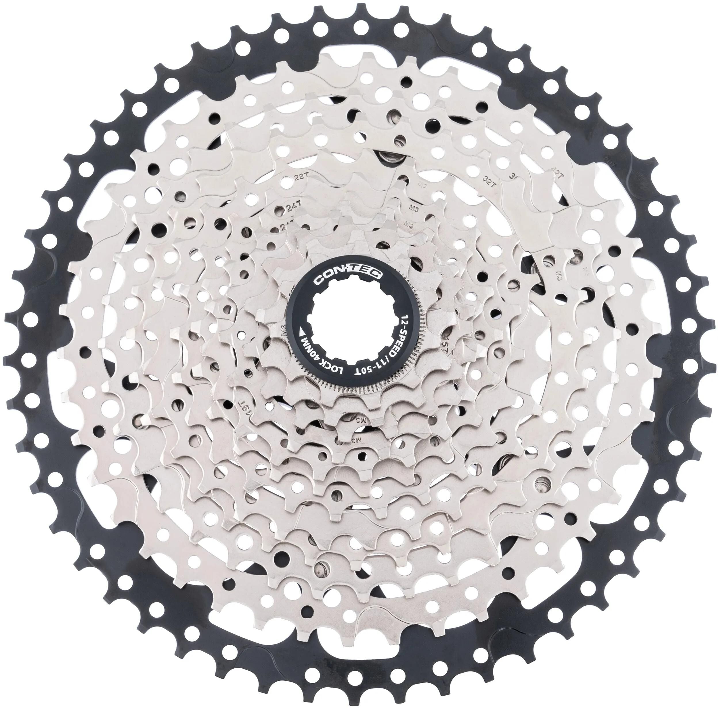 Contec cassette grad ct cassette grad 11-50t 12sp sil. black