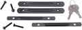 Contec gepäckträgerbox lock case ct rack box lock case black
