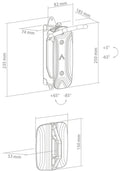 Contec presentatie-haken smart ct wall presenter smart black