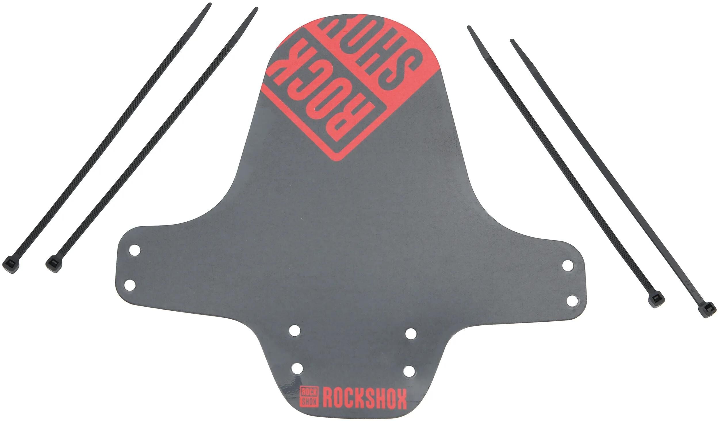 Rockshox steckschutzblech fender clip-on fender rs black red