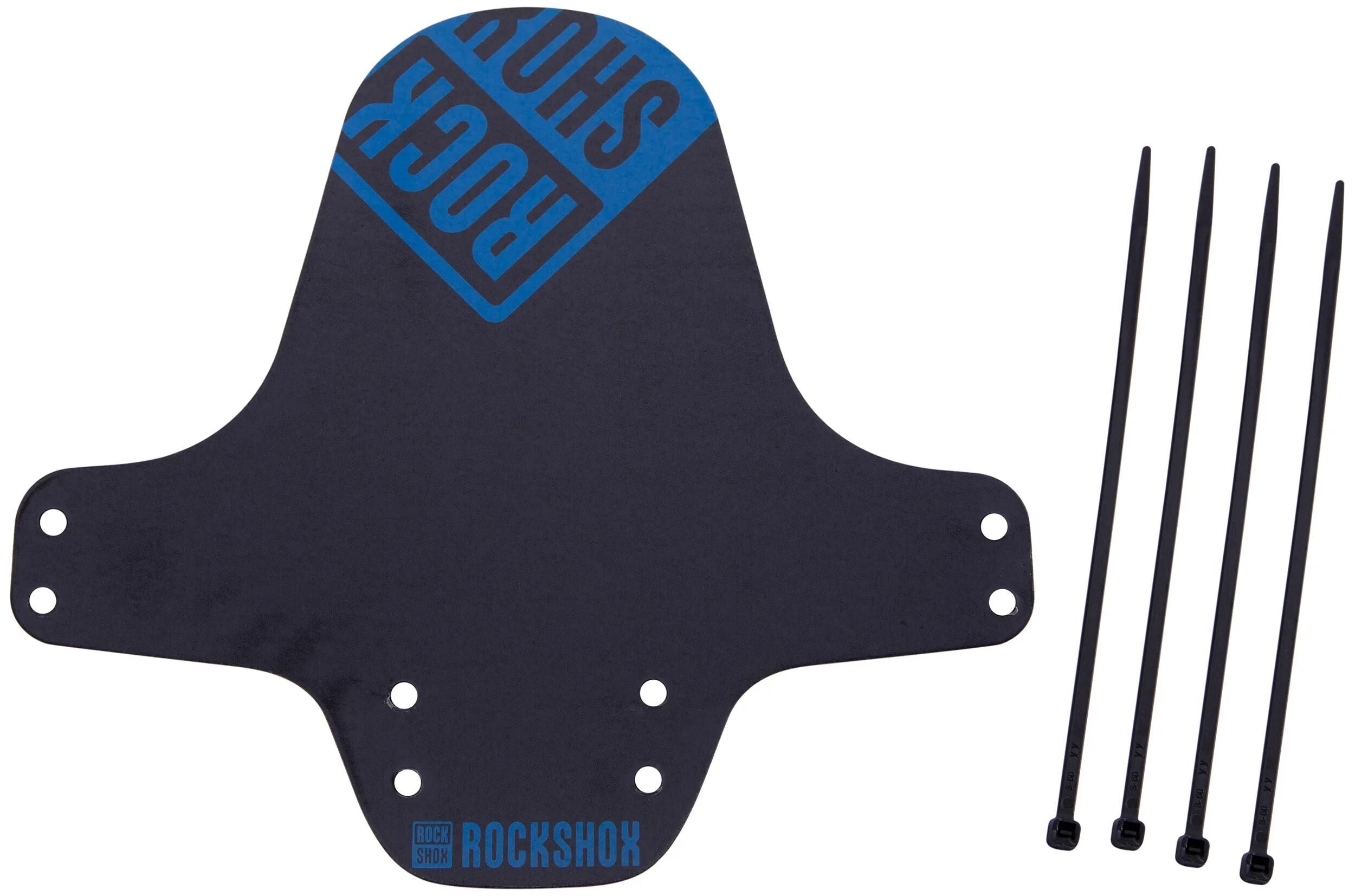 Rockshox steckschutzblech fender clip-on fender rs black blue glossy