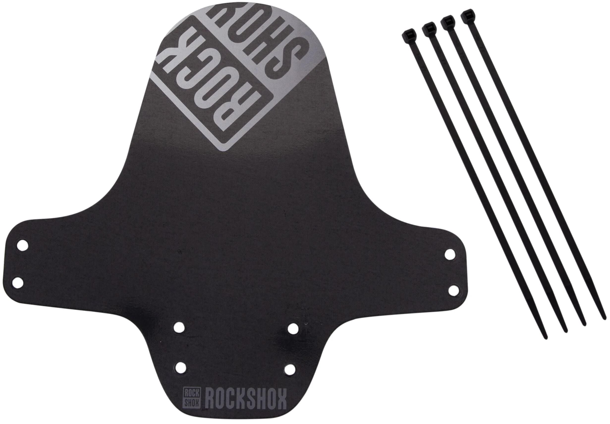 Rockshox steckschutzblech fender clip-on fender rs black silver offwhite