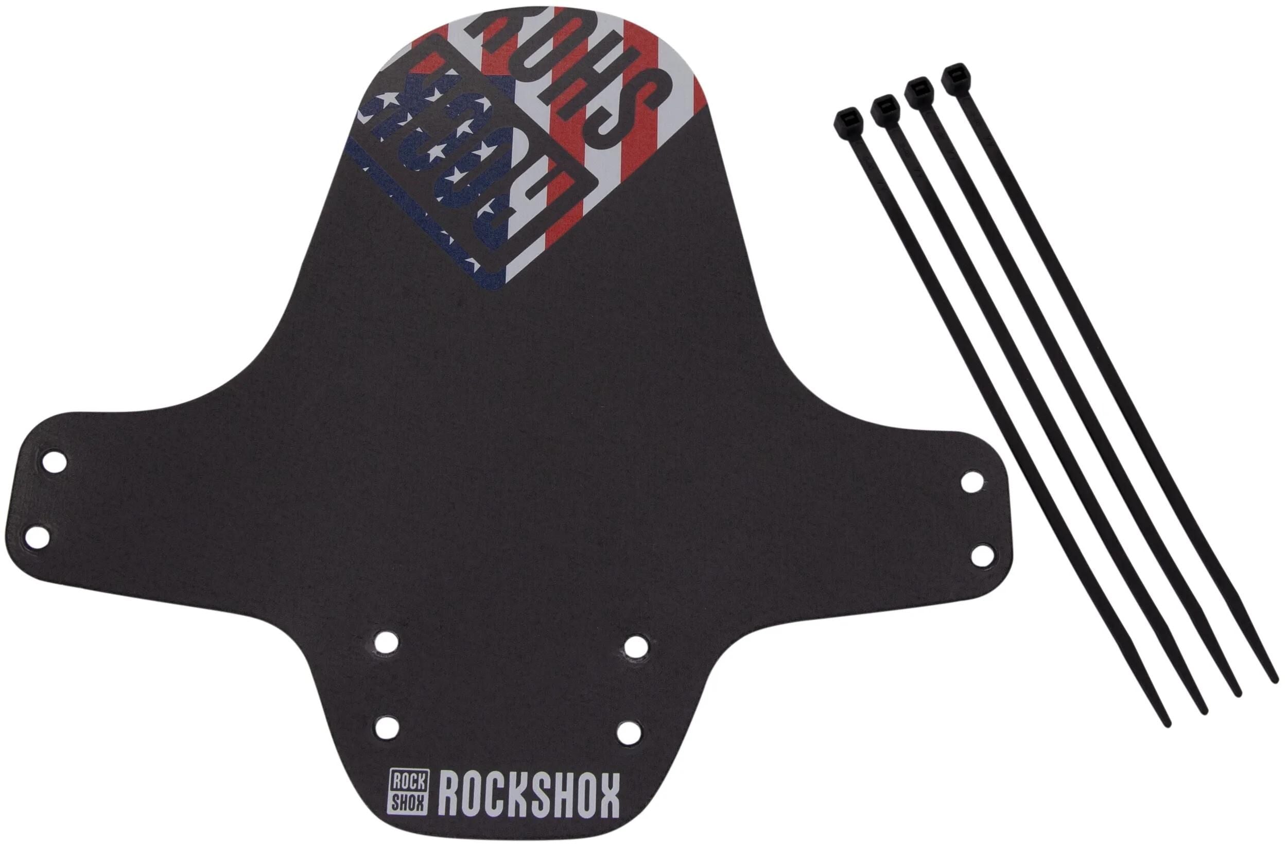 Rockshox steckschutzblech fender clip-on fender rs black use flag